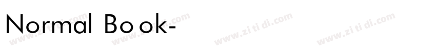 Normal Book字体转换